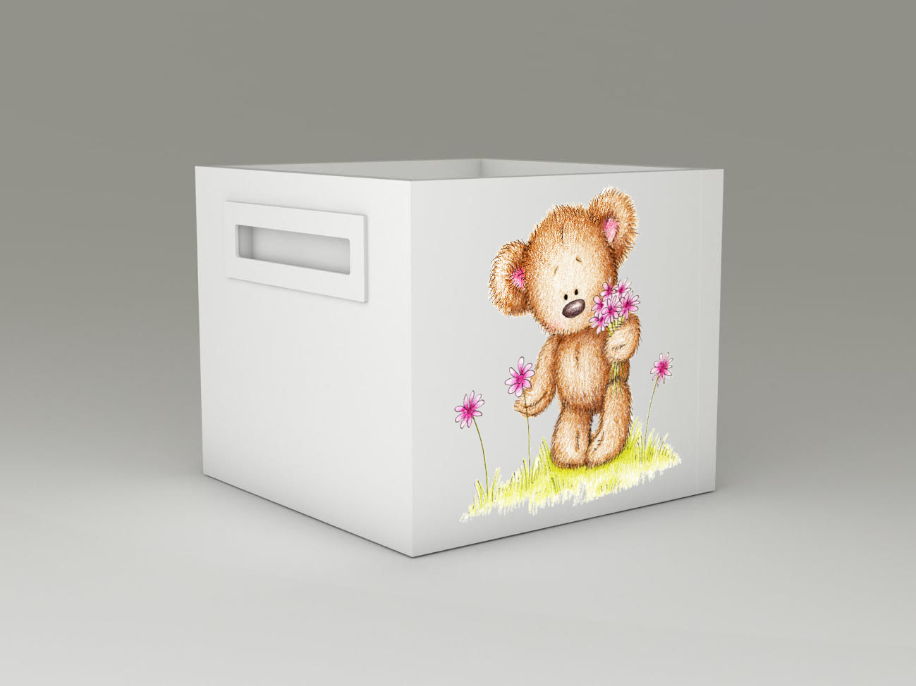 Becks úložný box na hračky Macko me To